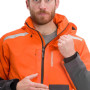Geaca Grundens GAMBLER GORE-TEX Red Orange